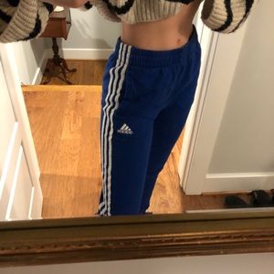 Adidas 3 stripe sweatpants